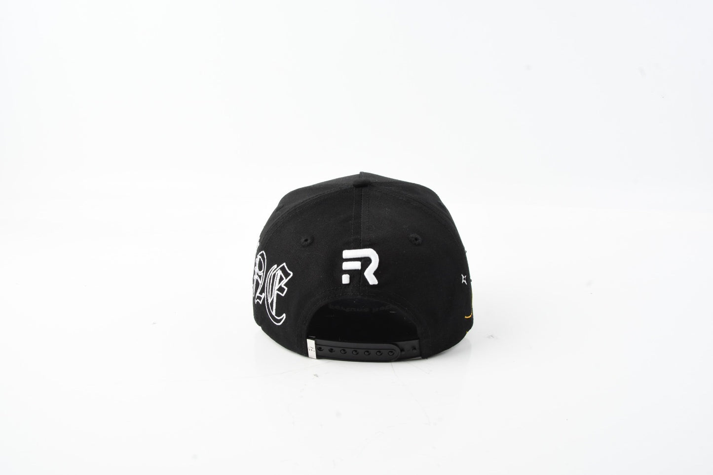 Shooting Star Hat - Velvet Snapback (All Black)