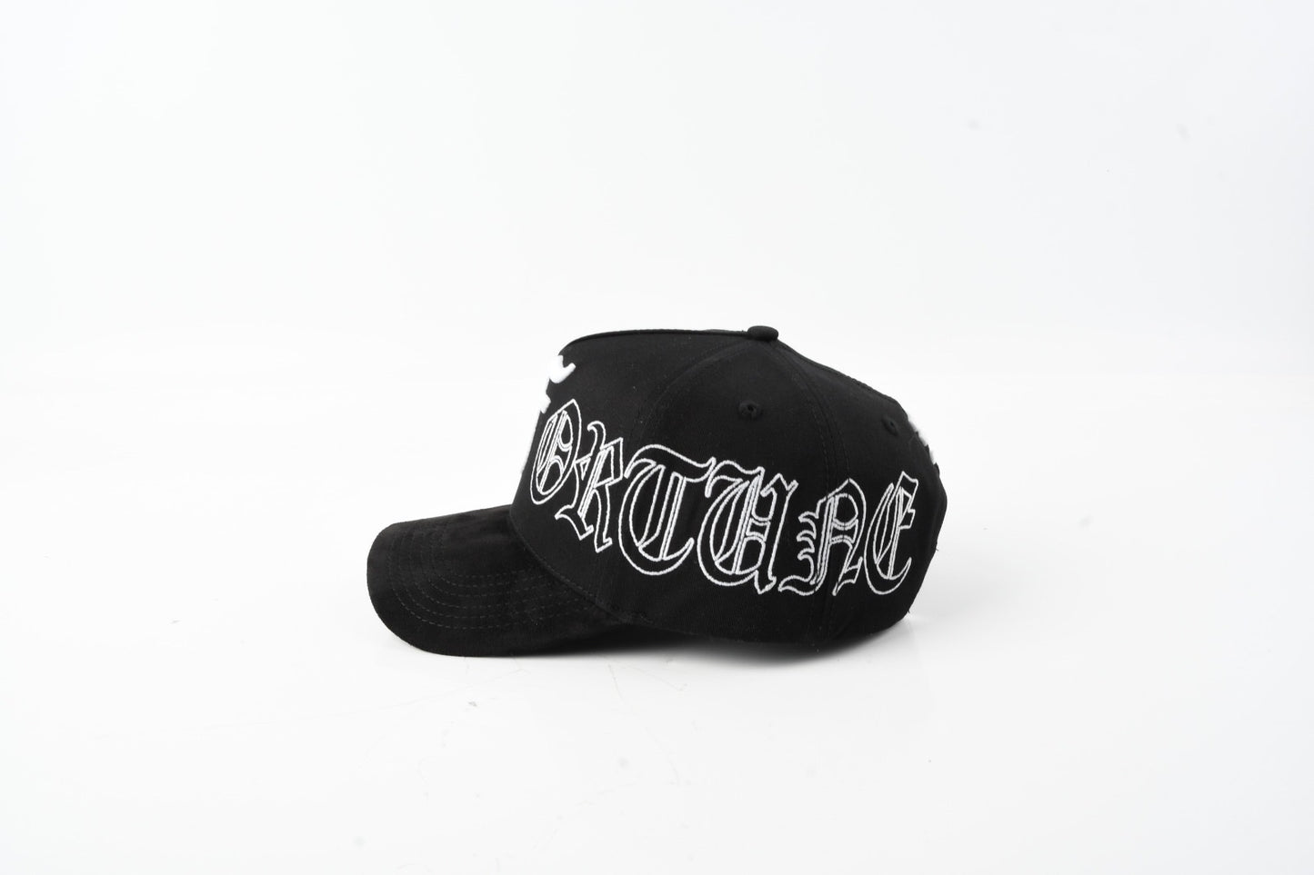 Shooting Star Hat - Velvet Snapback (All Black)