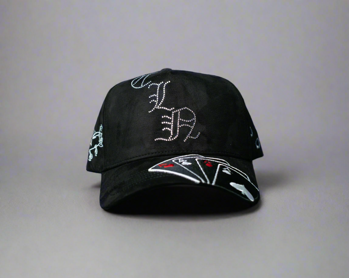 CLN Hat - Velvet Casino Snapback (All Black)
