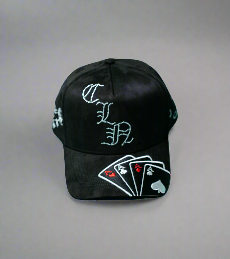 CLN Hat - Velvet Casino Snapback (All Black)